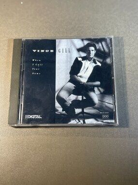 Vince Gill When Ever I Call Your Name CD. 1989 MCA Records (07)